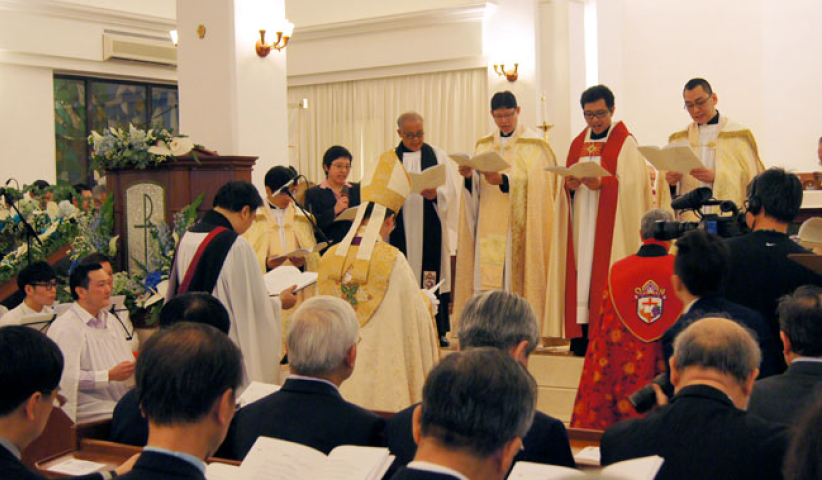 聖公會陳謳明主教陞座 西九龍教區新時代開始