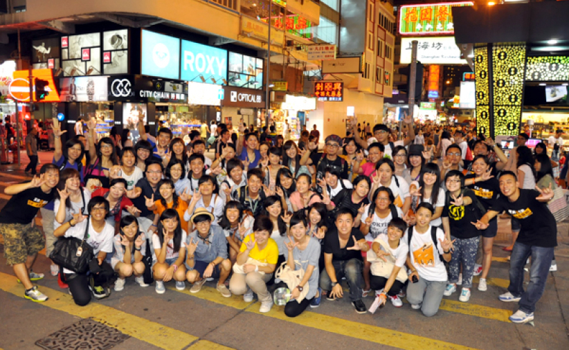 旺角鬧巿青年熱舞“Amani” 呼籲關注東非饑荒