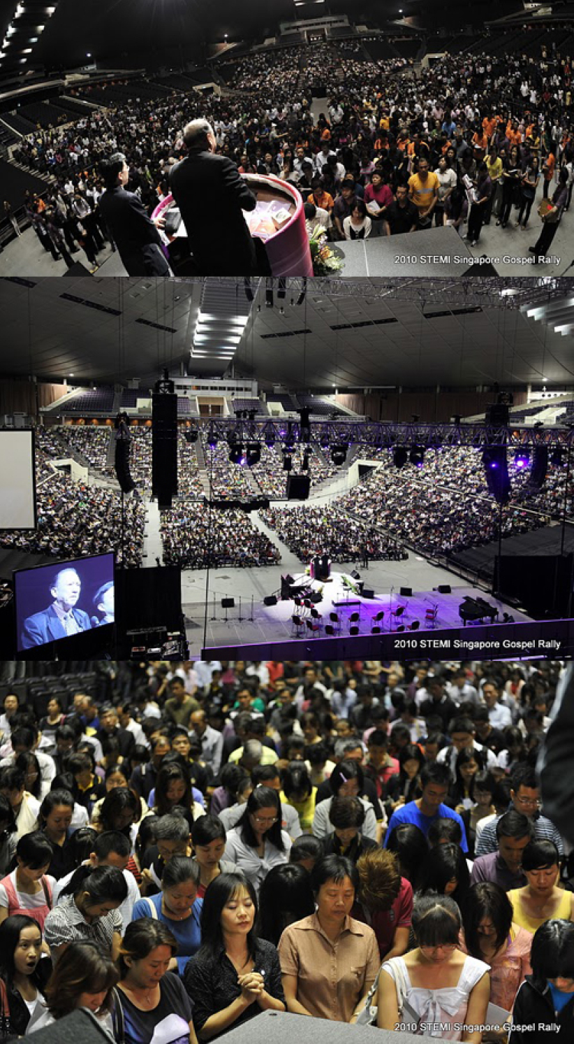 唐崇榮博士佈道大會印尼、新加坡落幕