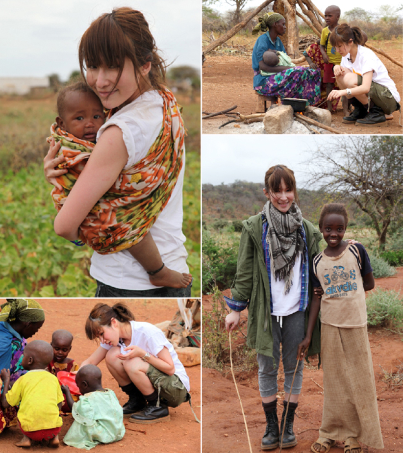 蕭亞軒隨宣明會訪肯尼亞 獲生命最美好禮物