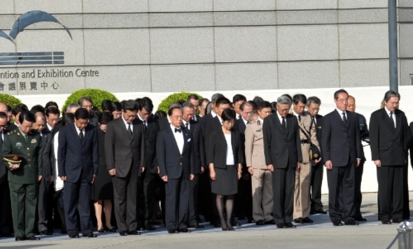 全港市民默哀悼念人质事件死难者 