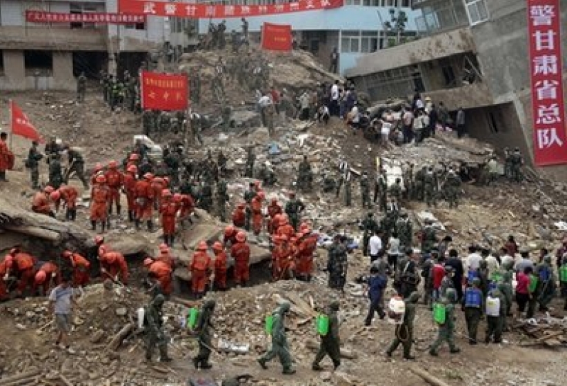 甘肅舟曲將再遇暴雨 宣明會加緊推進救災