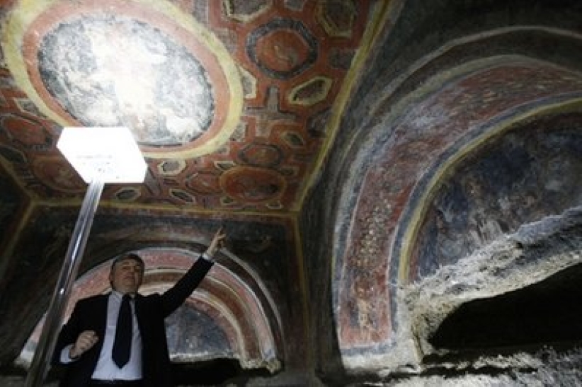 羅馬發現最古老的使徒安德烈及約翰畫像 