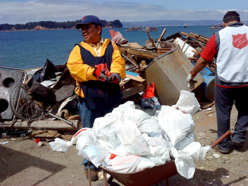 救世軍繼續為智利地震災民提供援助
