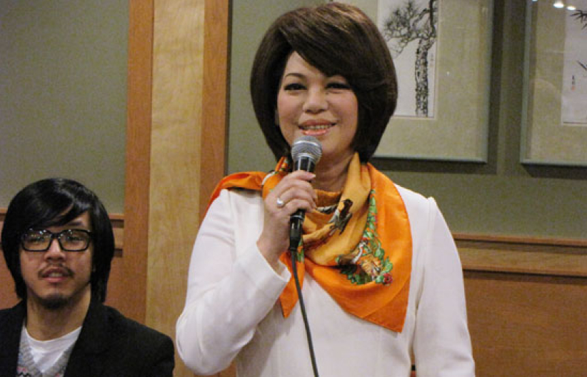 蔡琴現身紐約 為角聲防癌事工打氣