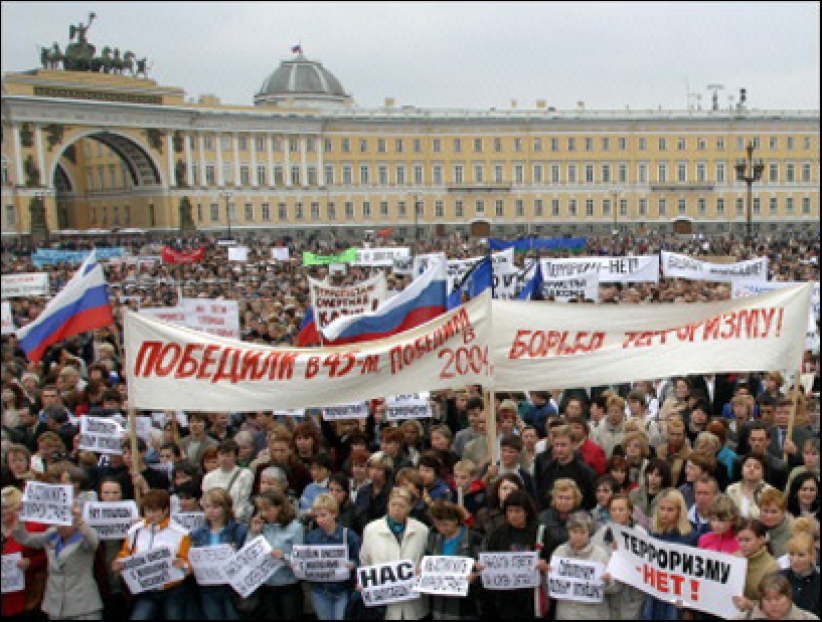 俄羅斯人質慘劇發生後 反恐聲浪遍佈全球