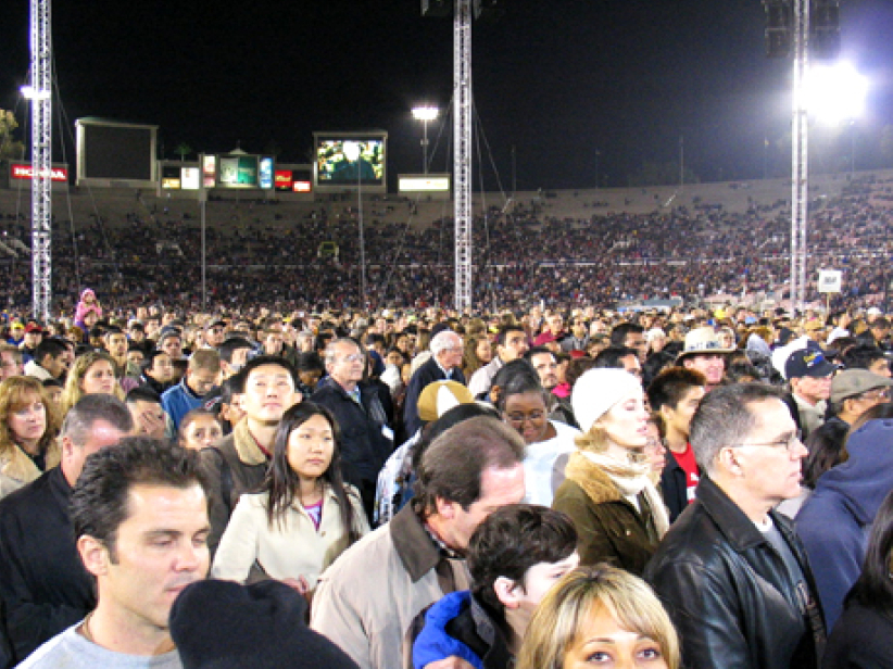 葛理翰美國西岸最後一次佈道大會吸引4萬5千人參加