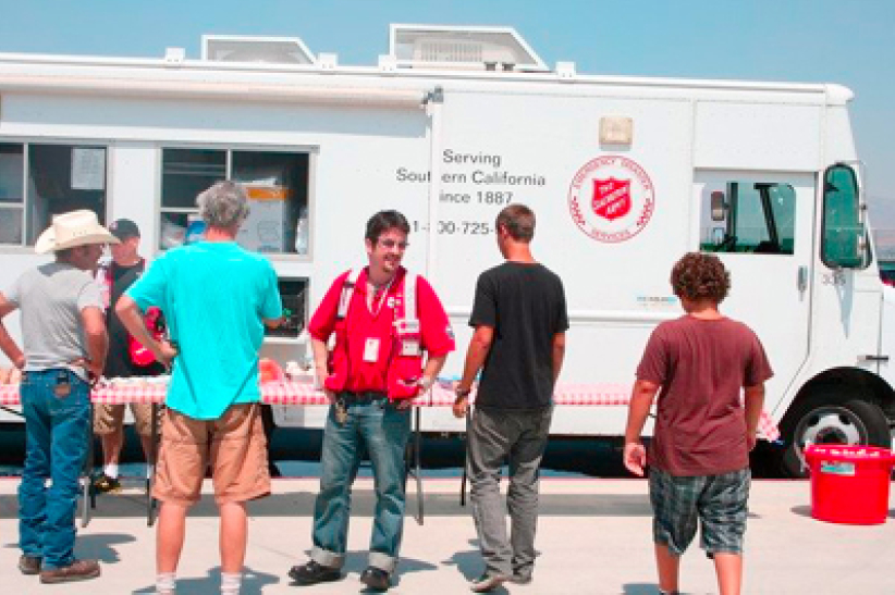 加州山火略受控制 救世軍救濟疏散居民