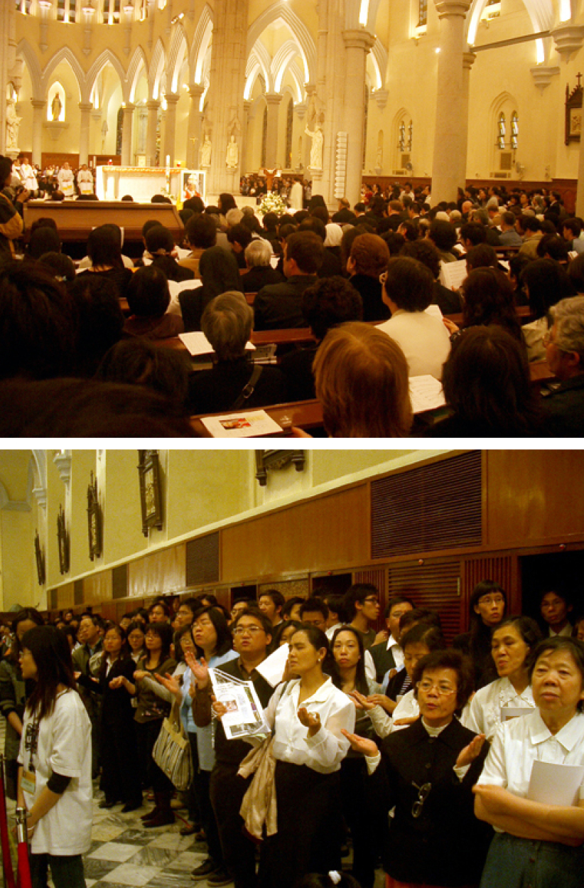 天主教香港教區舉行教宗追思彌撒　逾五千人出席