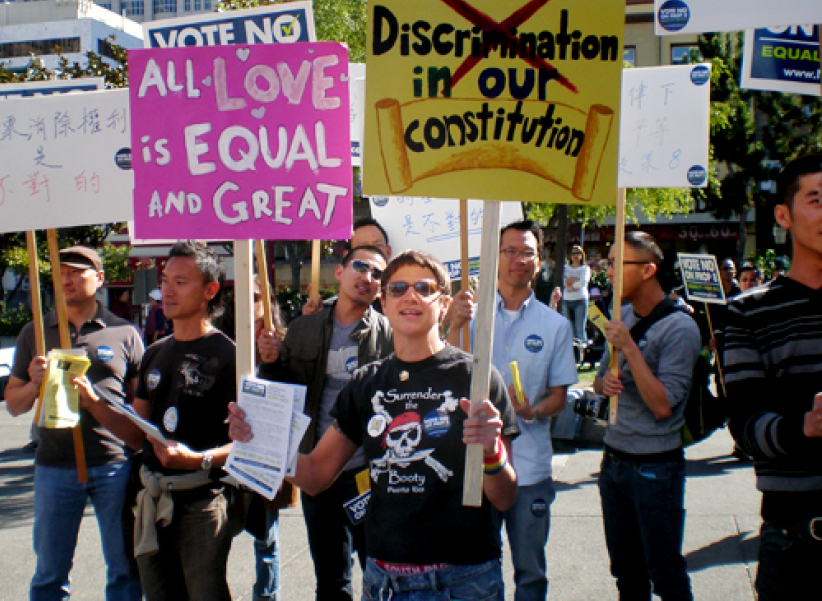 三藩巿維護家庭集會同性戀者踩場 