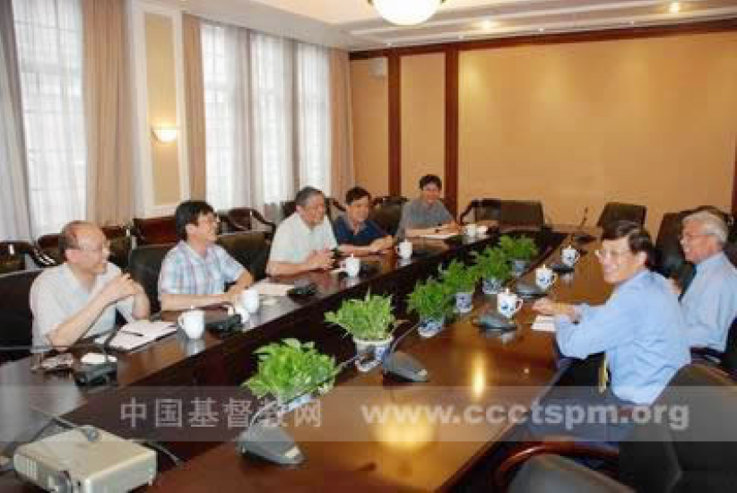 华人基督教联会日前再访中国基督教两会