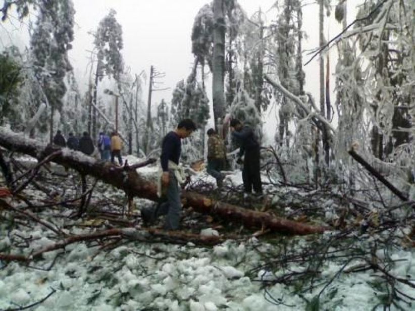 慈福行动传来雪中送炭感人场景