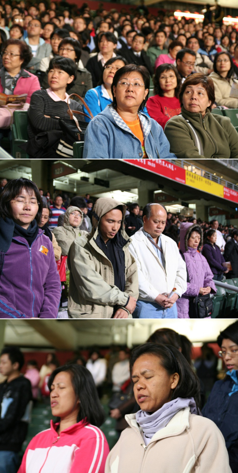 信徒無懼寒風出席葛佈奉獻禮 求主潔淨賜福