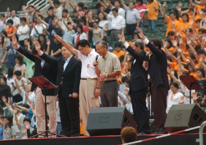 特區政府四局長為香港禱告