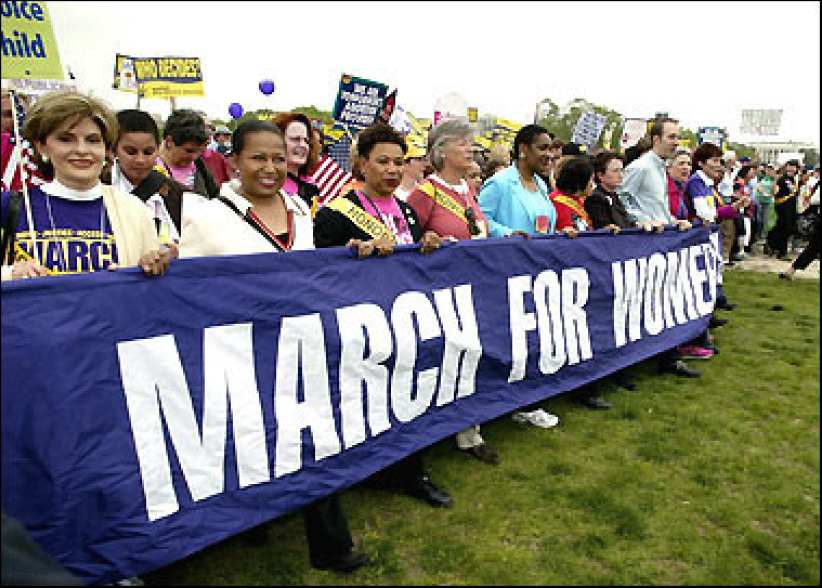 基督徒加入支援墮胎的遊行隊伍