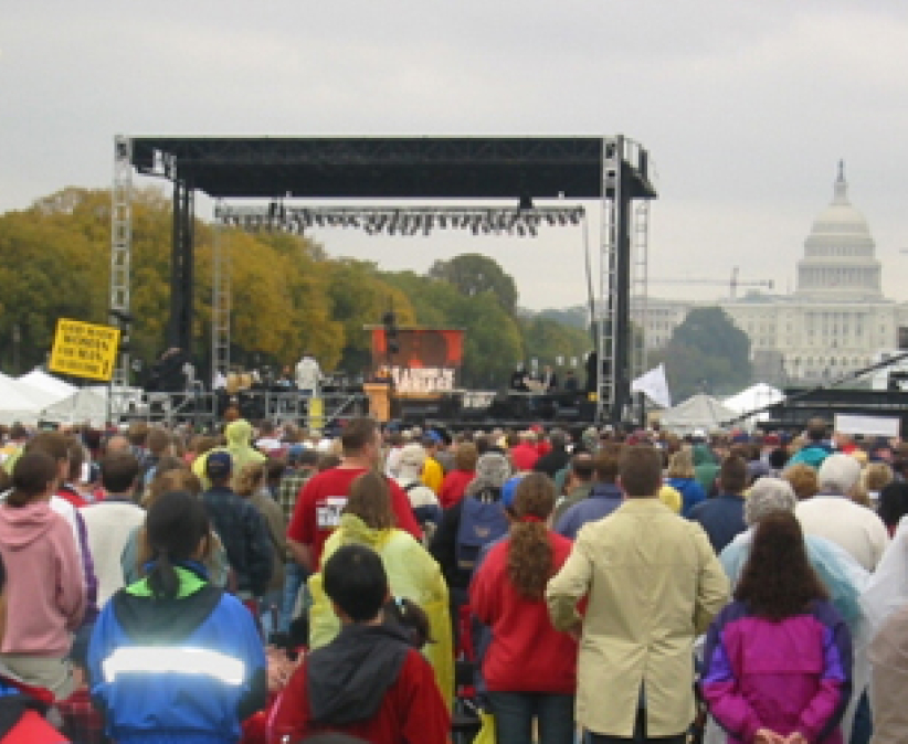 21萬人聚集華盛頓支持傳統婚姻