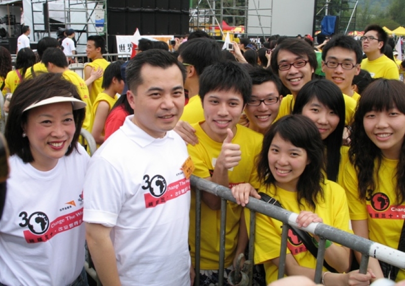 3,600營友「飢餓行」為飢餓孩子發聲