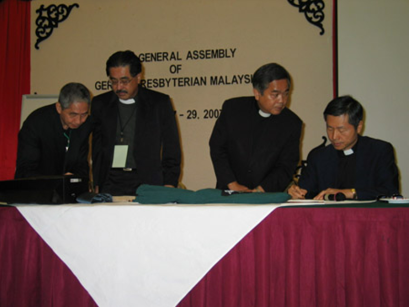 马来西亚、台湾长老会签署宣教协约