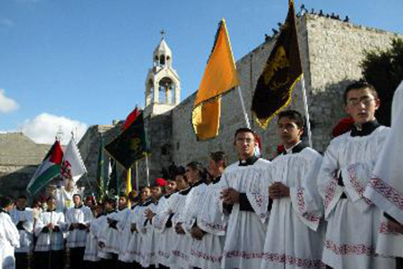 伯利恆耶誕節舉行深夜彌撒