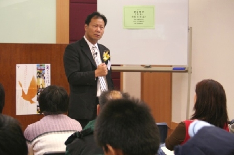 梁家麟院長與預備獻身者分享「神的旨意」和「信心之路」