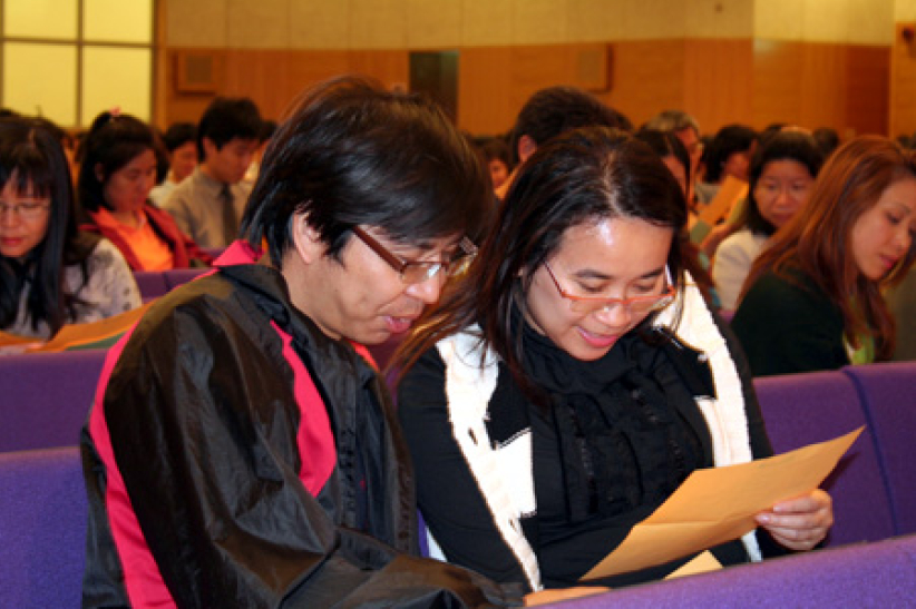 11. 11香港夫妻節「貞潔家教會」聚會