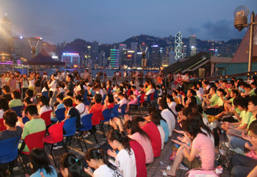 貞潔運動開學禮千人出席聲勢浩大