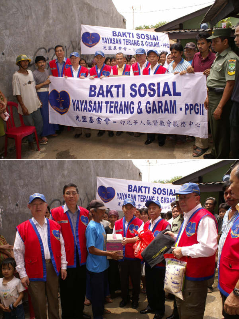 印尼華人基督徒洪水賑災行動顯博愛