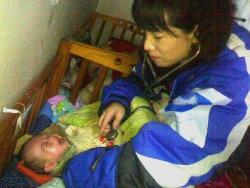 慈福行动传来雪中送炭感人场景