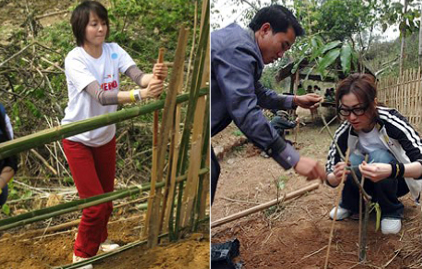 直击郑秀文、梁咏琪和卓韵芝「饥馑老挝之旅」