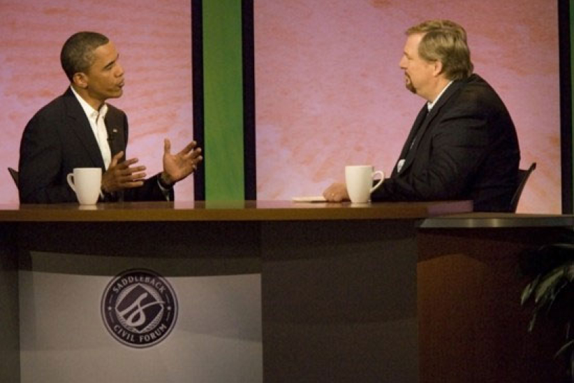 美國兩總統候選人與華理克牧師真情剖白信仰與信念