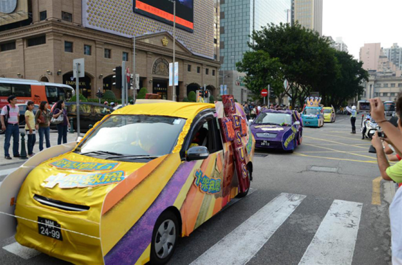 澳門首屆基督教花車巡遊散發正能量