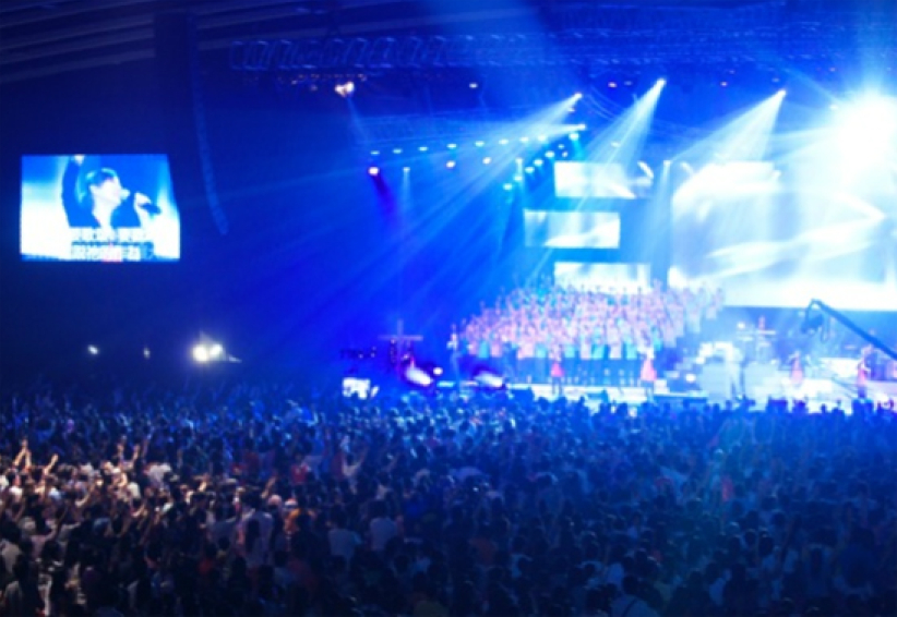 讚美之泉亞洲巡迴「相信有愛就有奇蹟」現場氣氛高漲