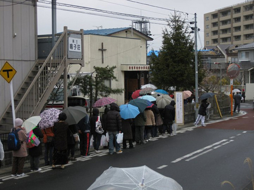 救世軍救援隊伍繼續賑濟日本災民