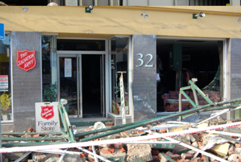 救世軍呼籲支持基督城救援行動