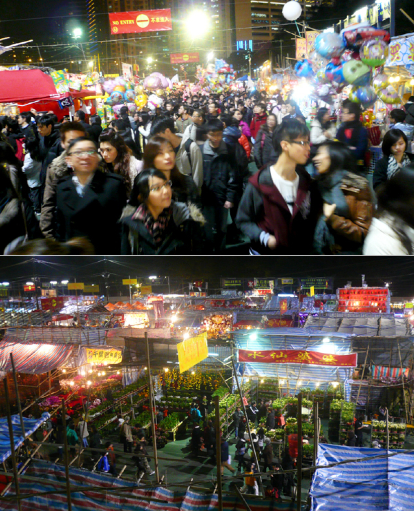 年宵花巿熱鬧墟冚 牧師大派愛心揮春祝福巿民