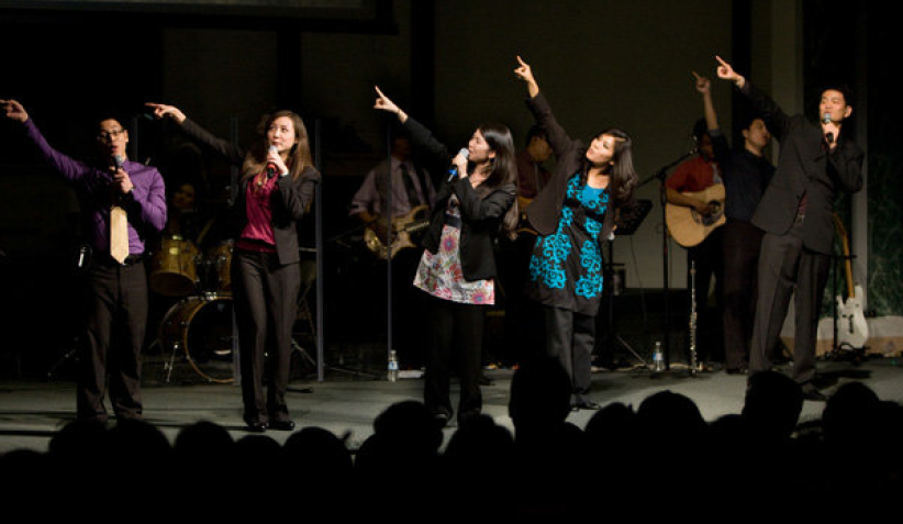 讚美之泉敬拜照亮聖荷西 為矽谷朋友打氣