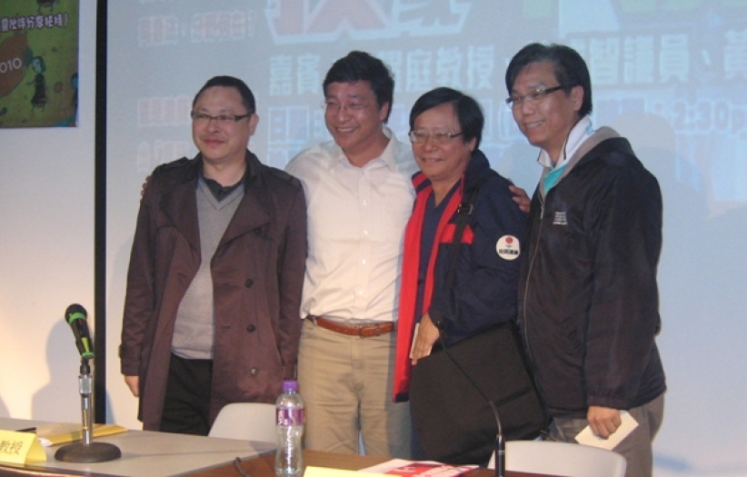 黃毓民黃成智論「五區請辭」擦火花無損肢體情誼