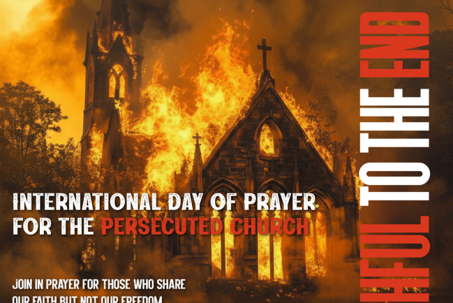 11.9國際祈禱日 全球教會為3.8億受迫害基督徒禱告