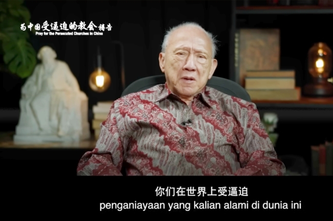 著名佈道家唐崇榮牧師為受逼迫中國教會勸勉與禱告