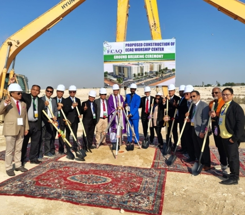 ECAQ worship center ground breaking