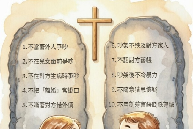 【守護家庭365】夫妻十戒:為婚姻守住愛的紅線