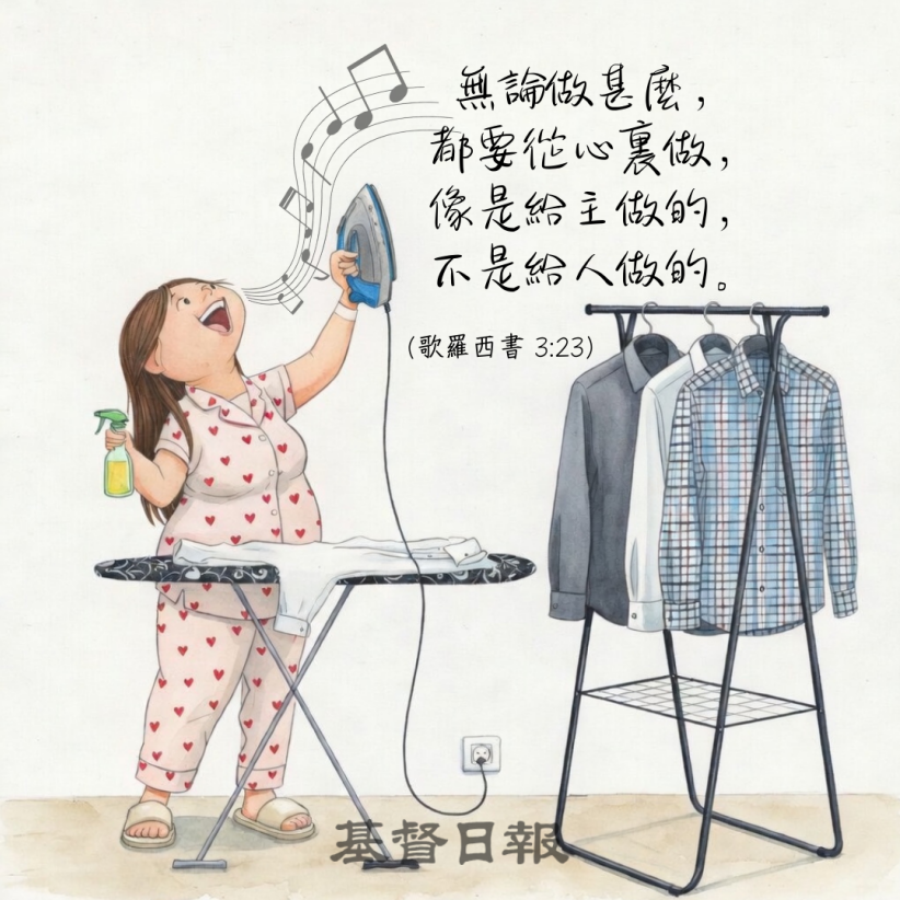 【守護家庭365】從心裏去做，不為給人看，只為主喜悅