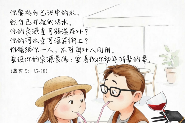 你要喝自己池中的水