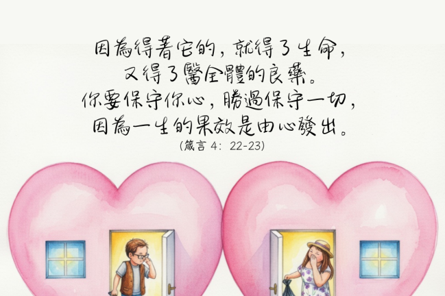 【守護家庭365】一生的果效是由心發出