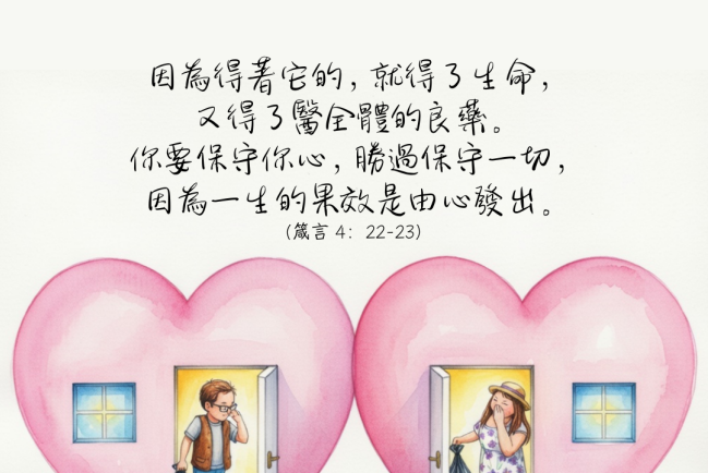 【守護家庭365】一生的果效是由心發出