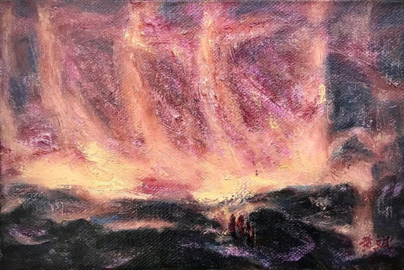 【當代藝粹】黃斌:《那日黎明》金色的黎明