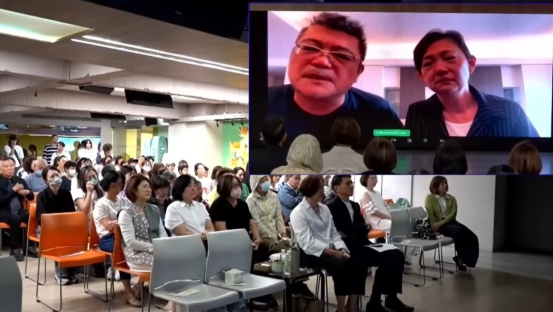 巴康牧師夫婦於主日崇拜中透過線上連線分享喪女見證