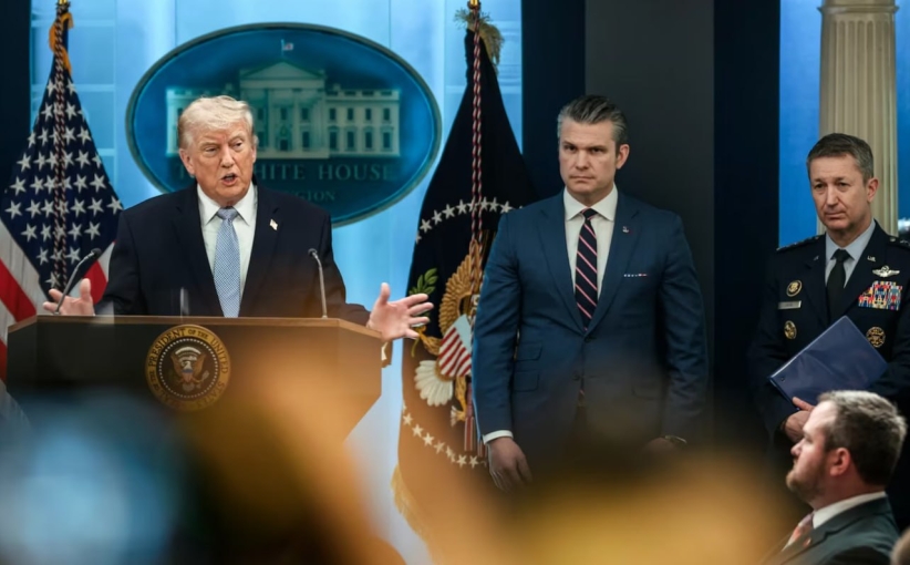 川普總統就伊朗救援行動向媒體發表說明