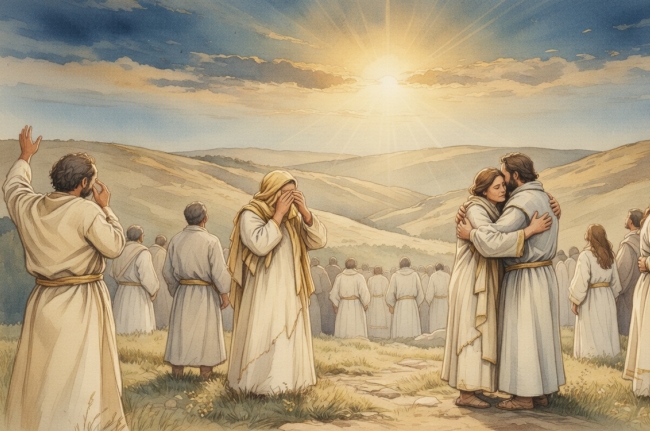 「普天下當向耶和華『歡呼／喊叫／悲鳴』」？