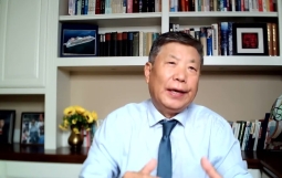 張伯笠牧師於YouTube節目中分享觀點（資料畫面）